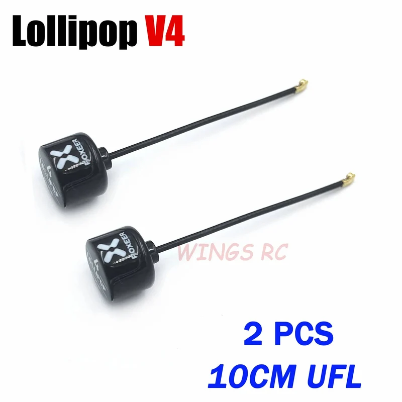 Foxeer Antenne Lollipop 4 V4 FPV Antenne 5.8G 2.6 Dbi Stubby RHCP SMA RPSMA UFL Gerade/Winkel MMCX 7.2g für FPV RC Racing Drone
