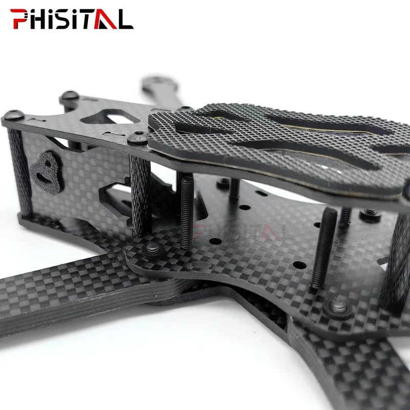 APEX HD 7-Zoll-Rahmenbausatz Kohlefaser-Quadcopter Langstrecken-5.5-mm-Arm 315 mm DIY-Teile für FPV Freestyle RC Racing Drone
