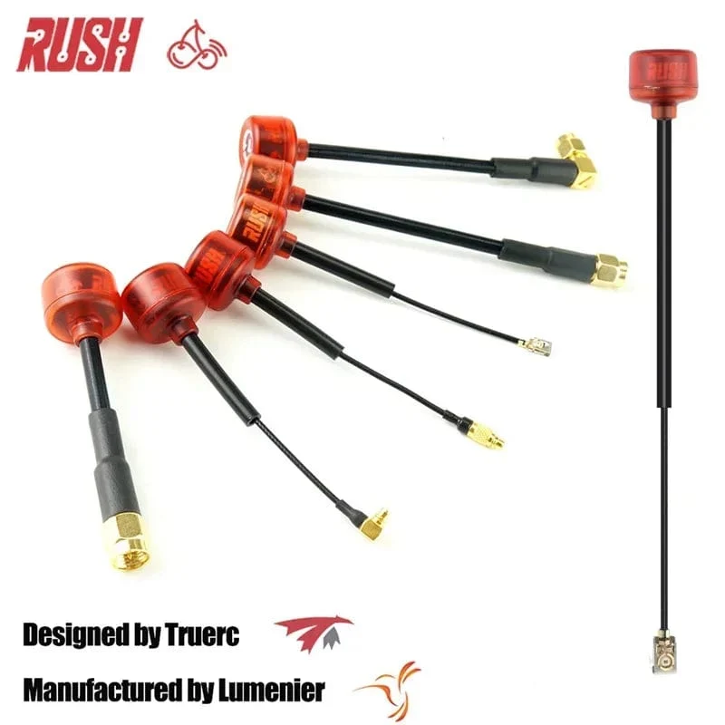 Rush Cherry FPV 5.8G Antenne SMA MMCX UFL IPEX LHCP RHCP Langstrecken-Antennenanschlussadapter Stubby für Racing Drone Goggles