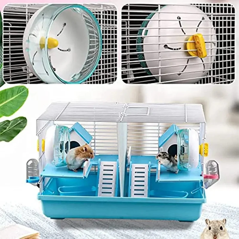 Laufrad für Hamster, 3 Größen, leises rotierendes Joggingrad für kleine Haustiere, Sportrad für kleine Haustiere, Spielzeug für Hamsterkäfige, Zubehör