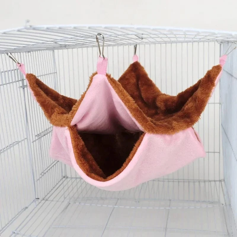Haustier Vogel Papagei Käfige Warme Hängematte Hütte Zelt Mode Bett Hängende Höhle für Schlafen und Schlüpfen Käfig Dekoration