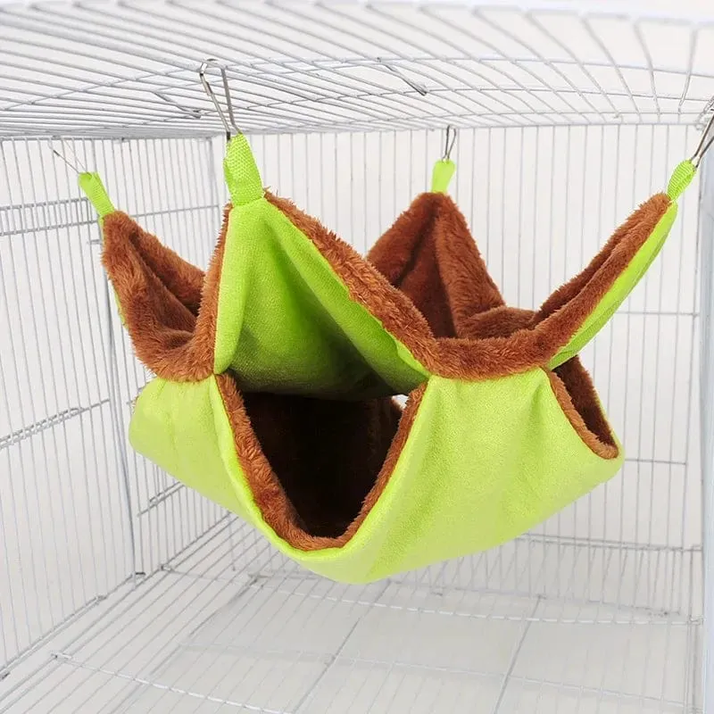 Haustier Vogel Papagei Käfige Warme Hängematte Hütte Zelt Mode Bett Hängende Höhle für Schlafen und Schlüpfen Käfig Dekoration