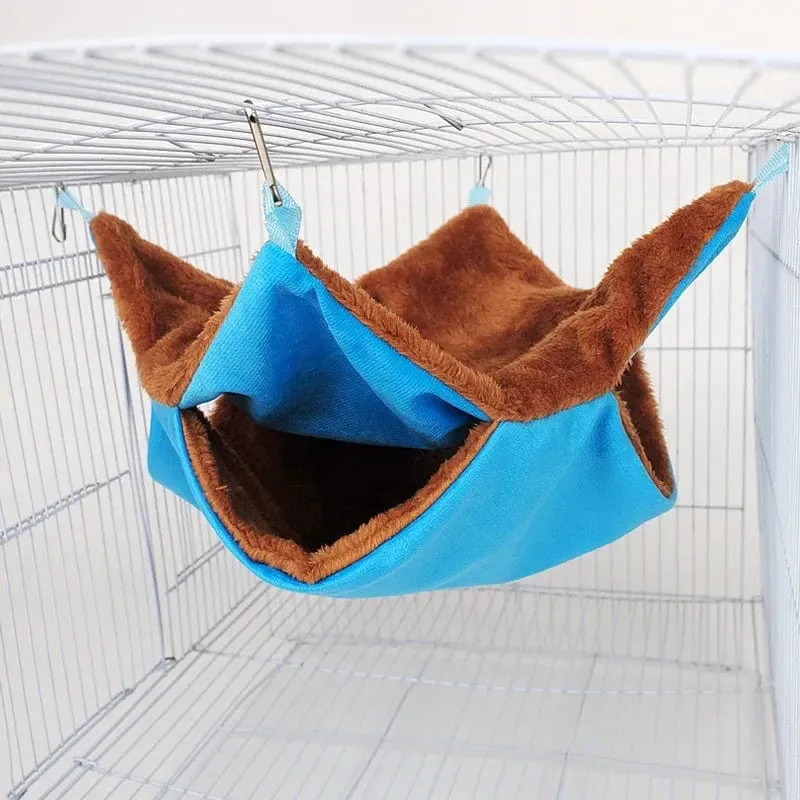 Haustier Vogel Papagei Käfige Warme Hängematte Hütte Zelt Mode Bett Hängende Höhle für Schlafen und Schlüpfen Käfig Dekoration