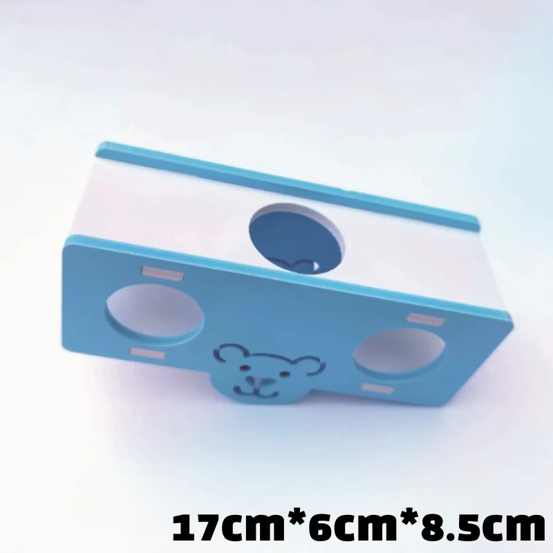 Hamsterspielzeug aus Holz, Regenbogenbrücke, Wippe, Schaukelspielzeug, Aktivität für Kleintiere, Kletterspielzeug, DIY-Zubehör für Hamsterkäfige