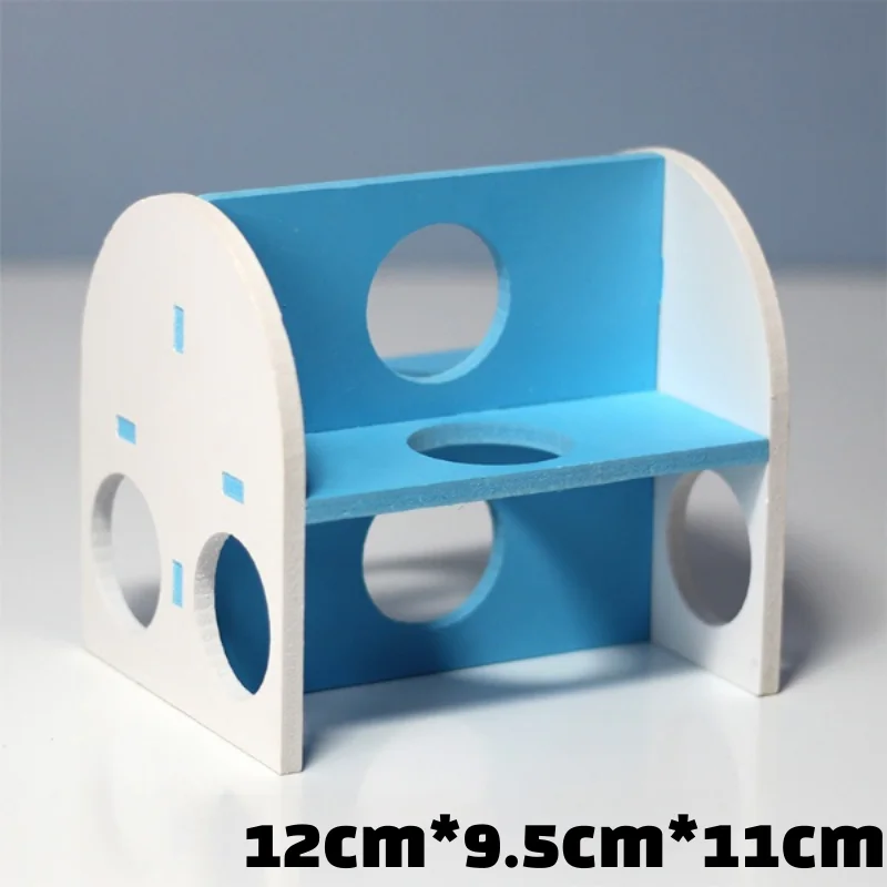 Hamsterspielzeug aus Holz, Regenbogenbrücke, Wippe, Schaukelspielzeug, Aktivität für Kleintiere, Kletterspielzeug, DIY-Zubehör für Hamsterkäfige