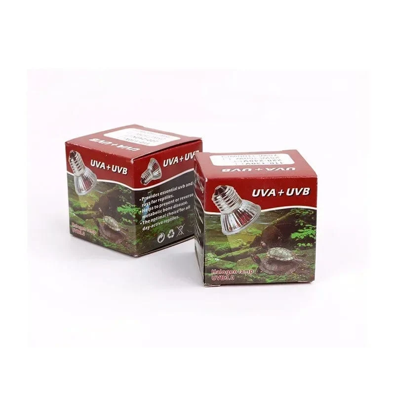 25/50/75 W Reptilienlicht UVA + UVB 3.0 120 V-220 V Haustier-Heizbirne Schildkröten-Aalbirne Amphibien-Eidechse Temperaturregelung