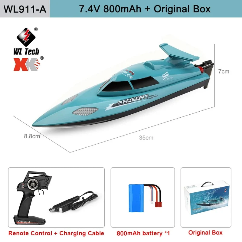 WLtoys WL916 WL915-A RC Boot 2.4 GHz 55 KM/H Bürstenlosen High Speed ​​Racing Schiff 2200 mAh Fernbedienung Schnellboot Spielzeug für Erwachsene