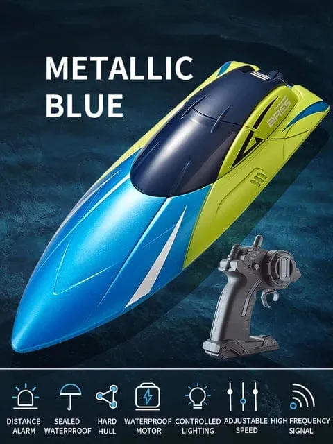 2.4G RC Boot S4 15 km/h Dual Motor Wasserdichtes Hochgeschwindigkeitsboot Sommer Outdoor Wasser Fernbedienung Schiff Spielzeug Geschenk für Jungen Mädchen