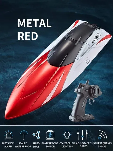 2.4G RC Boot S4 15 km/h Dual Motor Wasserdichtes Hochgeschwindigkeitsboot Sommer Outdoor Wasser Fernbedienung Schiff Spielzeug Geschenk für Jungen Mädchen