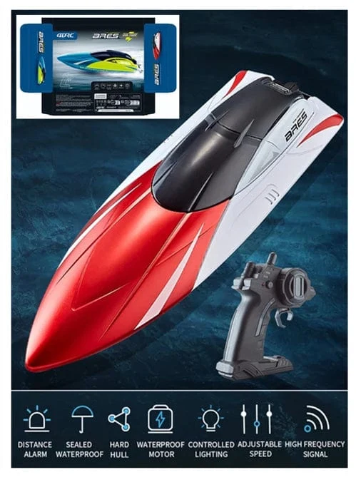2.4G RC Boot S4 15 km/h Dual Motor Wasserdichtes Hochgeschwindigkeitsboot Sommer Outdoor Wasser Fernbedienung Schiff Spielzeug Geschenk für Jungen Mädchen