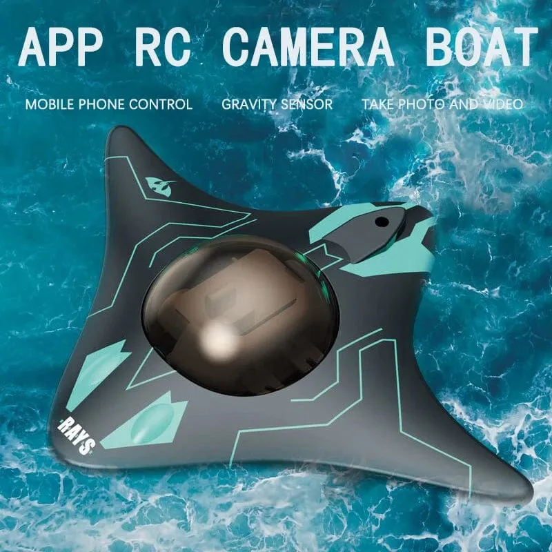 APP WIFI Echtzeitübertragung RC-U-Boote mit Kamera Sechs-Wege-Unterwasser-HD-Kamera Fernbedienung Boote Outdoor-Kinderspielzeug