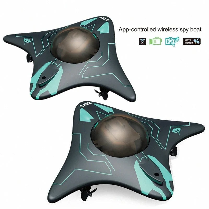 APP WIFI Echtzeitübertragung RC-U-Boote mit Kamera Sechs-Wege-Unterwasser-HD-Kamera Fernbedienung Boote Outdoor-Kinderspielzeug