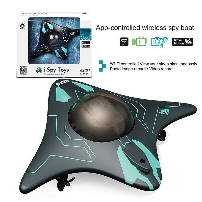 APP WIFI Echtzeitübertragung RC-U-Boote mit Kamera Sechs-Wege-Unterwasser-HD-Kamera Fernbedienung Boote Outdoor-Kinderspielzeug
