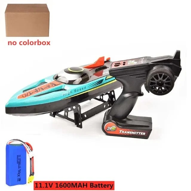 80 km/h bürstenloses RC-Schnellboot, doppellagig, wasserdicht, 48 cm, 200 m, RC-Rennboot, Kentern, Zurücksetzen, professionelles RC-Schnellboot, Spielzeug für Erwachsene