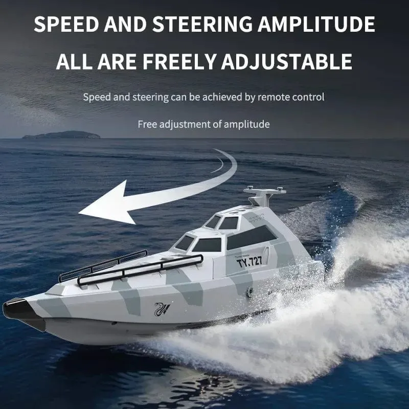 2.4 GHz TY727 RC Rennboot Turbojet-Pumpe Hochgeschwindigkeits-Fernbedienung Jetboot Alarmfunktion bei niedrigem Batteriestand Erwachsene Kinder Spielzeug Geschenk