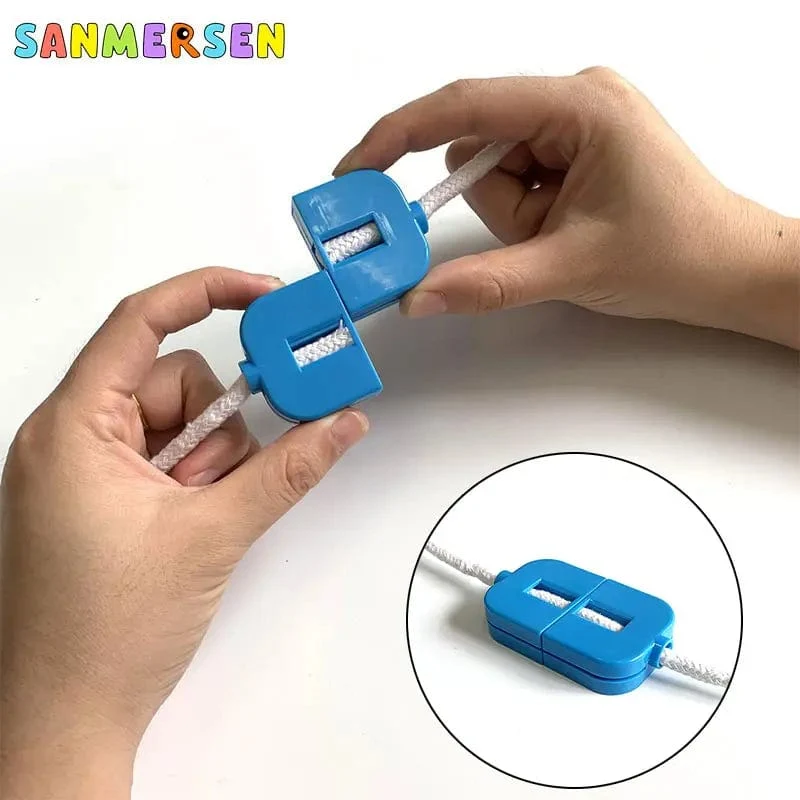 1PC Gebrochenes Seil Wiederherstellung Close-up Zaubertrick kinder Neuheit Prop Spielzeug Finger Einfach Bedienen Kinder Straße Zauberer tricks