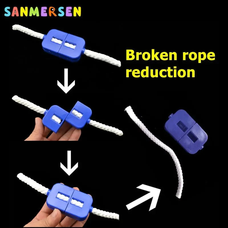 1PC Gebrochenes Seil Wiederherstellung Close-up Zaubertrick kinder Neuheit Prop Spielzeug Finger Einfach Bedienen Kinder Straße Zauberer tricks