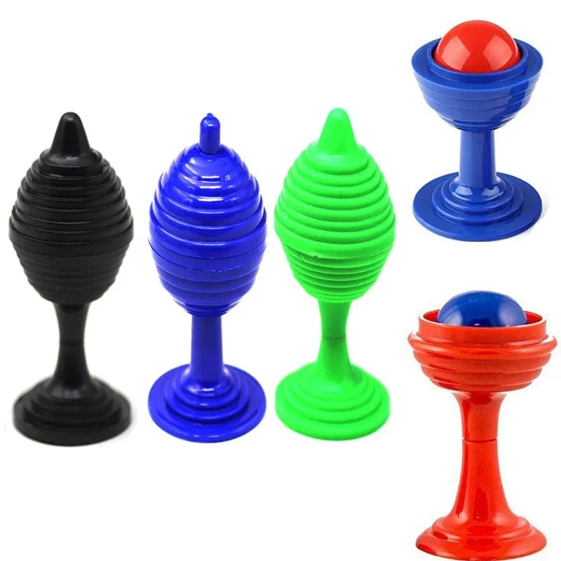 1 Set Trick Spielzeug Ball Und Vase Set Close Up Requisiten Tricks Verschwinden Ball Vase Spielzeug Für Kinder Geschenk Zufällige farbe