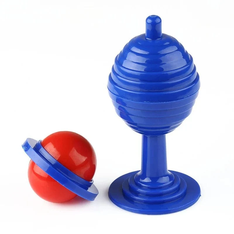 1 Set Trick Spielzeug Ball Und Vase Set Close Up Requisiten Tricks Verschwinden Ball Vase Spielzeug Für Kinder Geschenk Zufällige farbe
