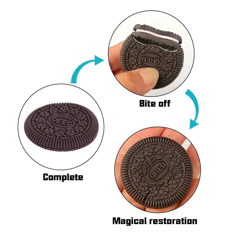 1PC Kinder Magie Keks OREO Cookies Zaubertricks Zubehör Requisiten Cookie Magie Wiederherstellung Close Up Requisiten Für Einfache Magie zeigen Sparsame