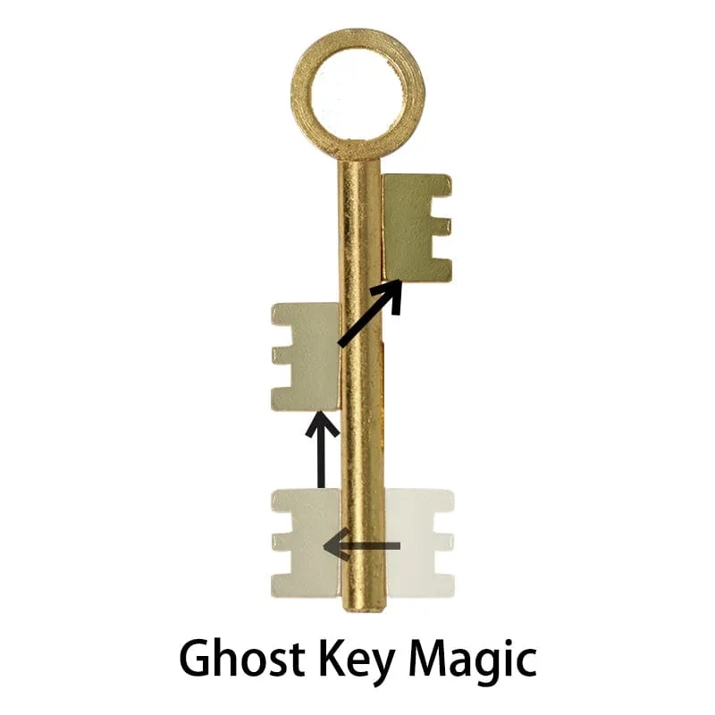Teleport Magic Key Moving Key Zaubertricks Close Up Street Illusions Gimmick Requisiten Witzspielzeug Einfach zu machende Magia