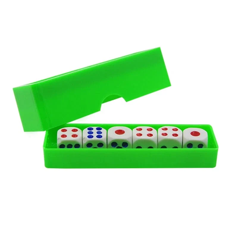 Vorhersagewürfel (normale Würfel), Zaubertricks, Nahaufnahme, sechs Würfel, Blitzwechsel, Magia, Mentalismus, Illusion, Gimmick, Requisiten, Spielzeug für Kinder