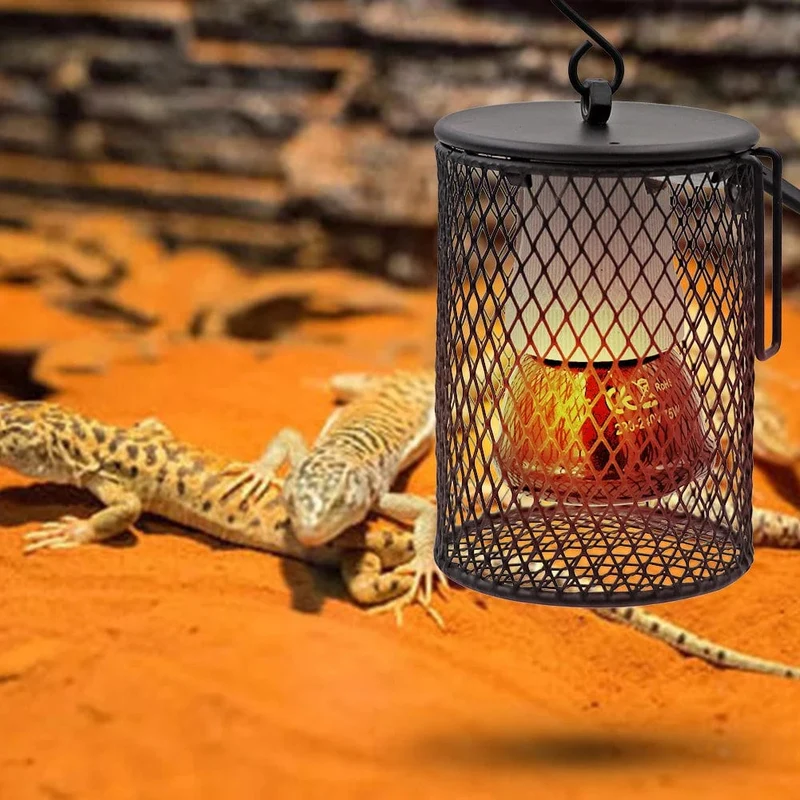 E27 Haustier-Heizlampe für Schildkröte, Schlange, Eidechse, Infrarot-Keramik-Emitter, Wärmelicht, 50 W/75 W/100 W, Reptilienlampe, Reptilienlicht, EU-Stecker