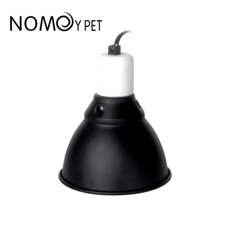 5.5 Zoll Deep Dome Reptile Light Fixture Reptile Lampshade Fixture Schlangen Eidechsen Geckos Terrarien Anti-Verbrühungs-Schutzschirm