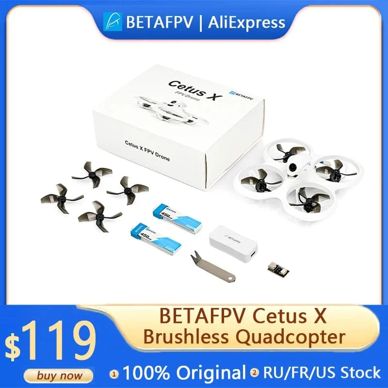 BETAFPV Cetus X Bürstenloser Quadrocopter Frsky/ELRS Version FPV Rennkamera Drohne Quadrocopter Analog VTX