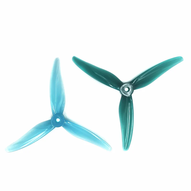 24 Stück/12 Paare Gemfan 51466 V2 5 Zoll 3-Blatt/Tri-Blade Propeller Props FPV Brushless Motor für FPV Racing Drone 6 Farben Gelb