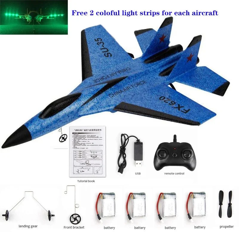 RC Flugzeug RC Remote Segelflugzeug Spannweite SU-35 Radio Control Drohnen Flugzeuge RTF UAV Weihnachten Kinder Geschenk Zusammengebautes Fliegen Modell Spielzeug