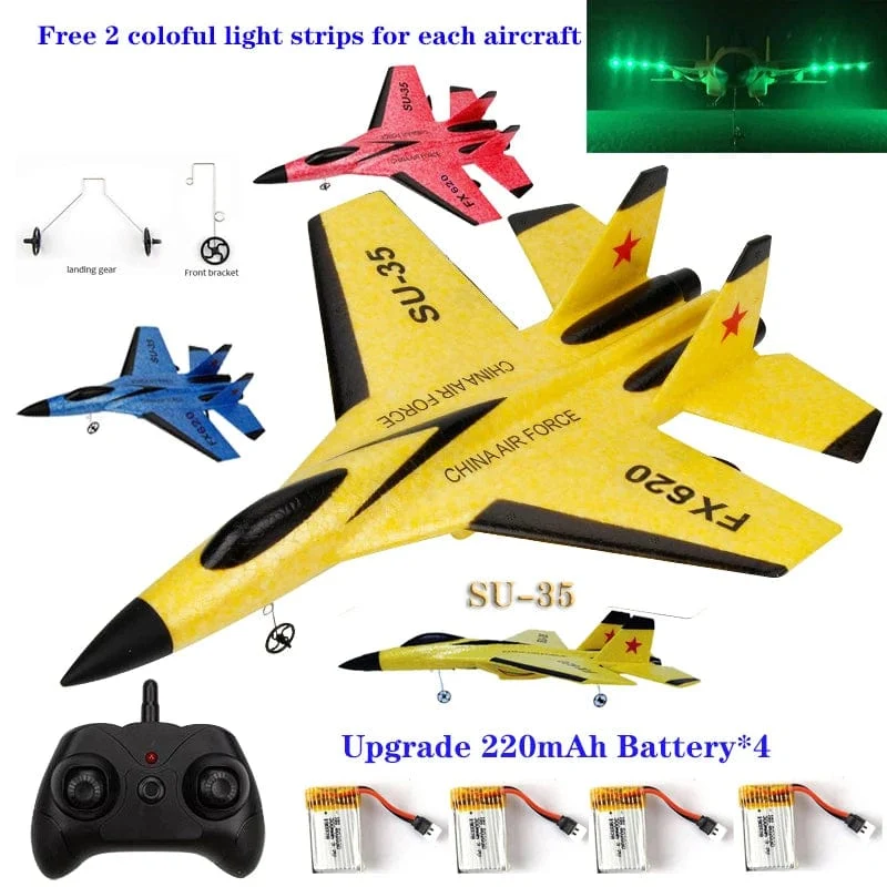RC Flugzeug RC Remote Segelflugzeug Spannweite SU-35 Radio Control Drohnen Flugzeuge RTF UAV Weihnachten Kinder Geschenk Zusammengebautes Fliegen Modell Spielzeug