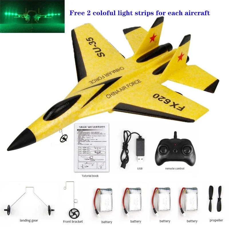 RC Flugzeug RC Remote Segelflugzeug Spannweite SU-35 Radio Control Drohnen Flugzeuge RTF UAV Weihnachten Kinder Geschenk Zusammengebautes Fliegen Modell Spielzeug