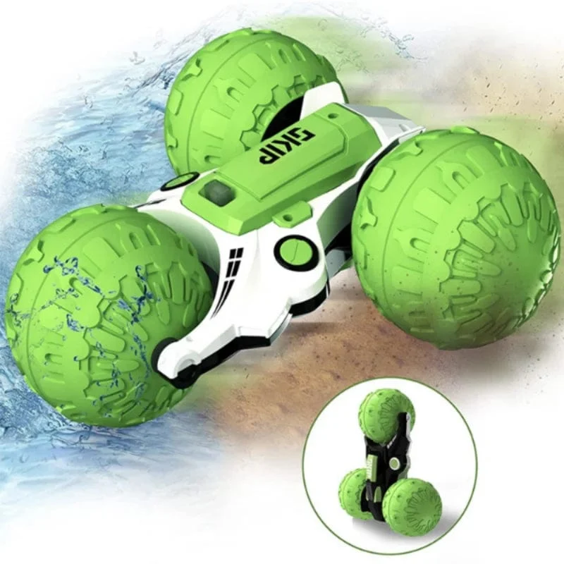 Neuestes ferngesteuertes Auto, 2.4 G Amphibien-Stunt-RC-Auto, doppelseitiges Drift-Flip-Tumbling-Fahrspielzeug für Jungen, Geburtstagsgeschenk