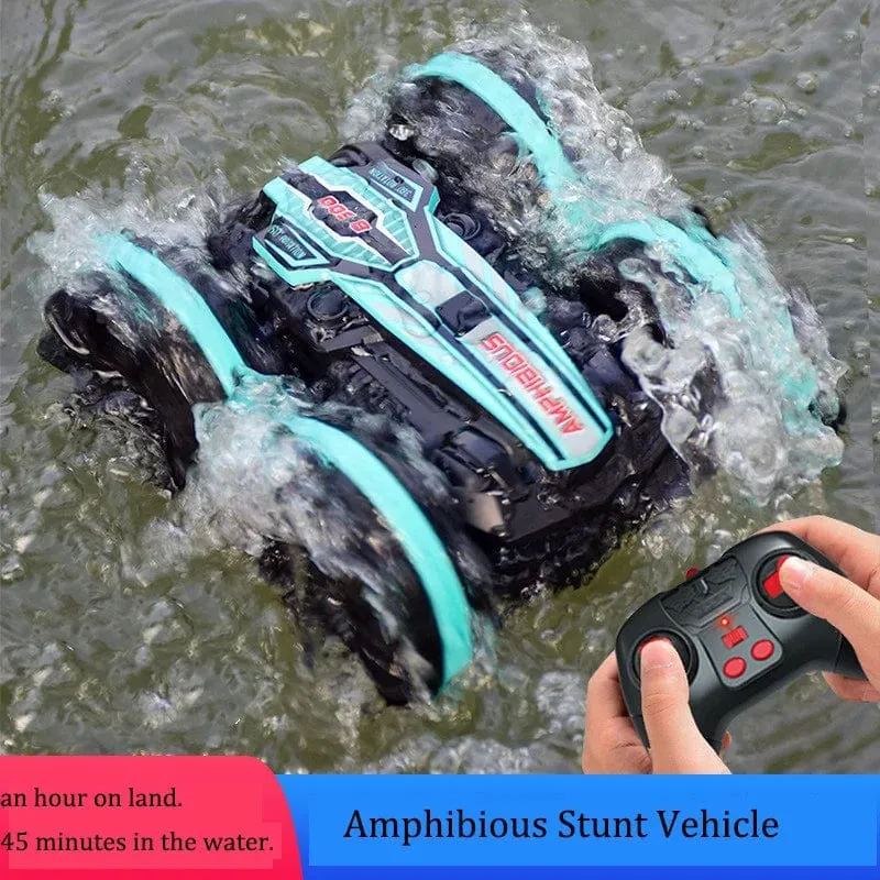 Fernbedienung Auto Spielzeug 2.4G Amphibien Stunt RC Autos Spielzeug doppelseitige Taumeln Drift Griff/Geste Steuerung Kinder elektrische Spielzeug