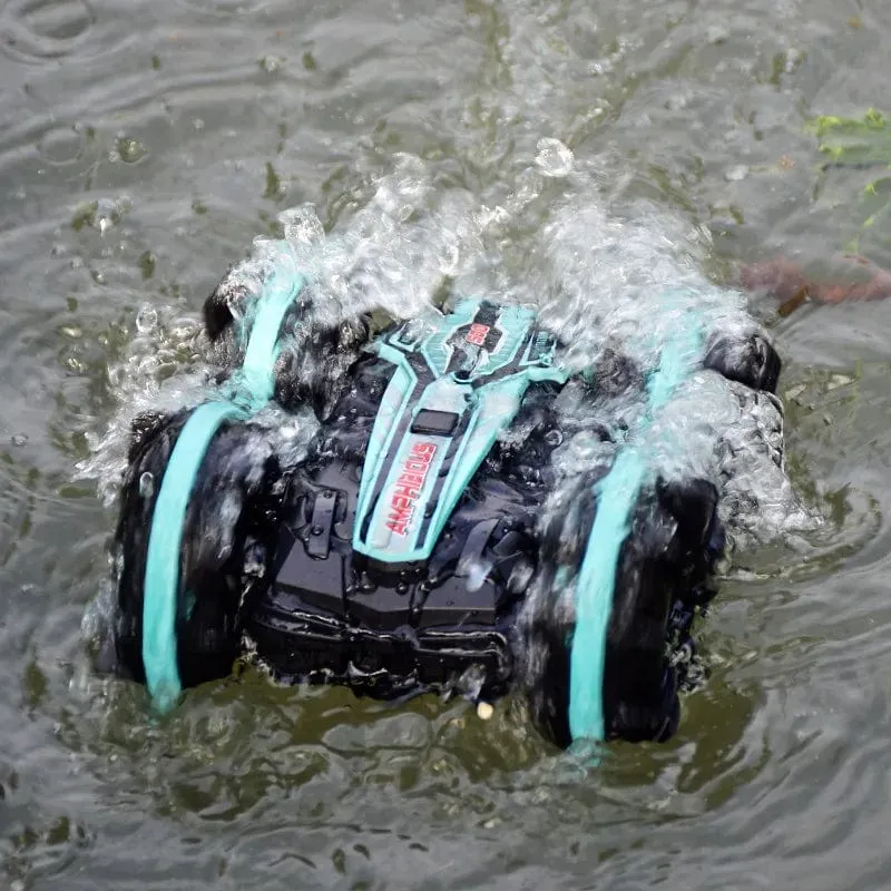 Fernbedienung Auto Spielzeug 2.4G Amphibien Stunt RC Autos Spielzeug doppelseitige Taumeln Drift Griff/Geste Steuerung Kinder elektrische Spielzeug