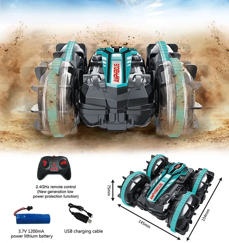 Fernbedienung Auto Spielzeug 2.4G Amphibien Stunt RC Autos Spielzeug doppelseitige Taumeln Drift Griff/Geste Steuerung Kinder elektrische Spielzeug