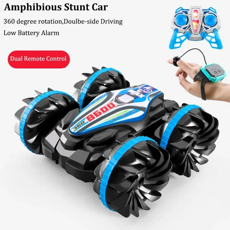 Fernbedienung Auto Spielzeug 2.4G Amphibien Stunt RC Autos Spielzeug doppelseitige Taumeln Drift Griff/Geste Steuerung Kinder elektrische Spielzeug