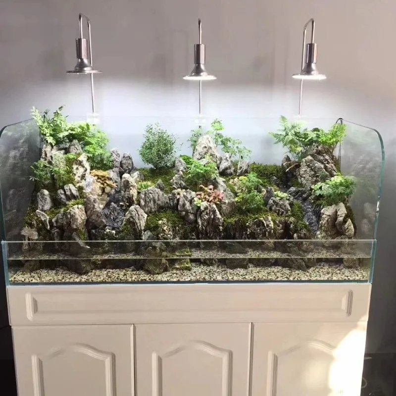 220 V 20 W/40 W Aquarium Aquarium LED Licht Aquatische Wasser Gras Pflanzen Wachstum Lampe Schildkröte Reptil beleuchtung Clip-on Neue
