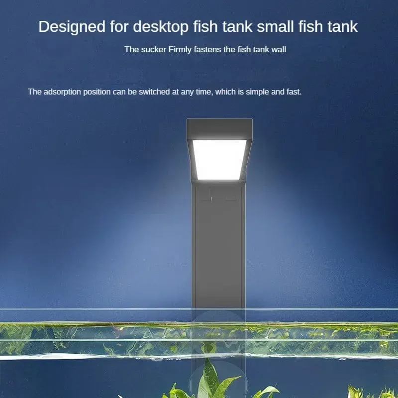 LED-Lampe für kleine Aquarien fächert Ihr Aquarium auf, Beleuchtung, Wasserpflanzenlampe, Algentanklampe, Fülllicht, wasserdichte Aquariumlampe