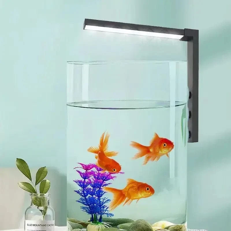 LED-Lampe für kleine Aquarien fächert Ihr Aquarium auf, Beleuchtung, Wasserpflanzenlampe, Algentanklampe, Fülllicht, wasserdichte Aquariumlampe