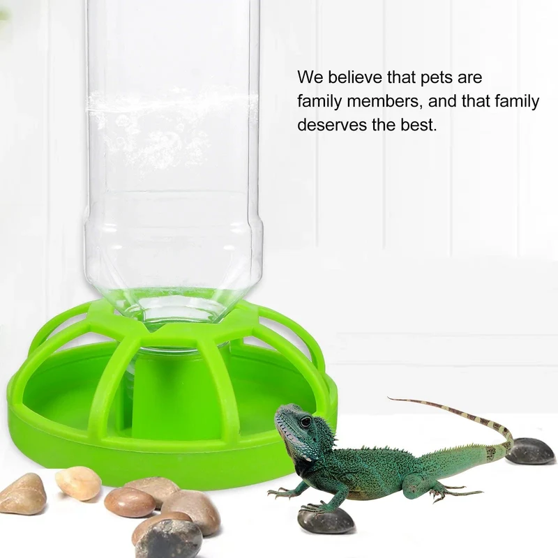 Wasserspender, Erdschildkröten-Zubehör, Gecko-Terrarium-Zubehör, Reptilien für Perlglanz