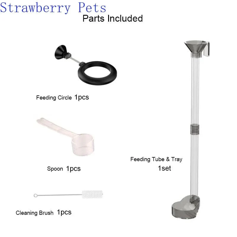 Acryl Aquarium Feeder Rohr Set Schüssel Transparent Aquarium Garnelen Schnecke Lebensmittel Feeder Bowl Aquarium Fütterung Zubehör Garnelen