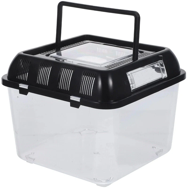 Pet Box Schildkröte Tank Lebensraum Kleine Terrarium Schnecken Reptil Aquarium Lagerung Nest Kunststoff Schildkröte Becken Zucht Leben