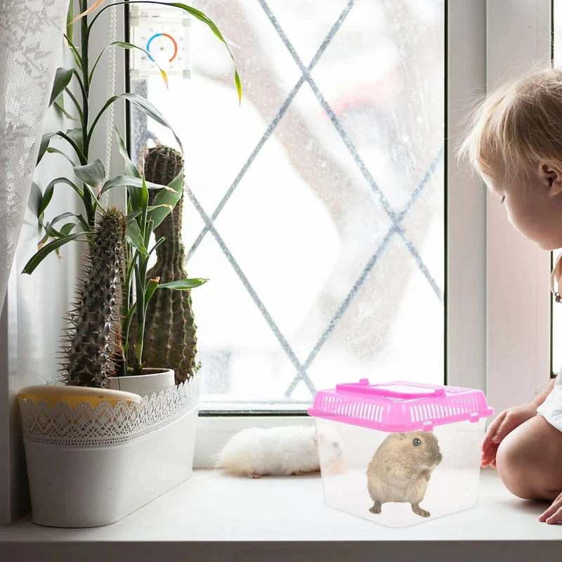 Pet Box Schildkröte Tank Lebensraum Kleine Terrarium Schnecken Reptil Aquarium Lagerung Nest Kunststoff Schildkröte Becken Zucht Leben