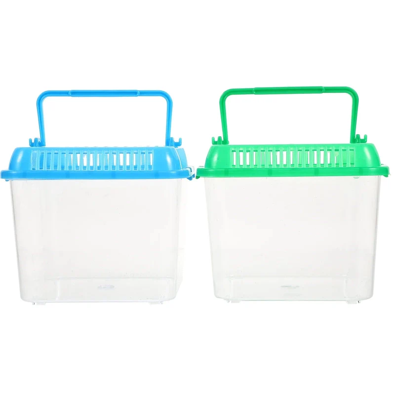Pet Box Schildkröte Tank Lebensraum Kleine Terrarium Schnecken Reptil Aquarium Lagerung Nest Kunststoff Schildkröte Becken Zucht Leben