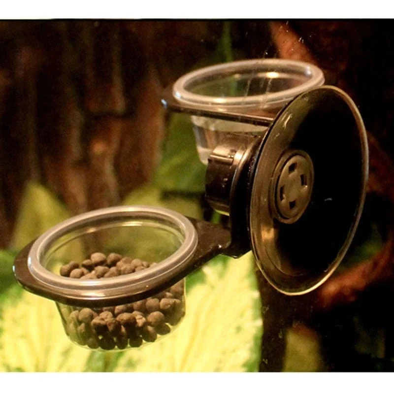 Reptilien-Futterspender zum Aufhängen, festes Futter, Wasserbecken für Terrarien, Insekten, Spinnen, Reptilien, Schlangen, Geckos, Heimtierbedarf