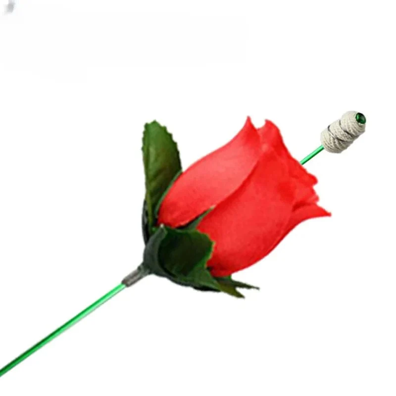 Fackel zu Blume, Feuer, Zaubertricks, Flammenveränderung in Rose, professioneller Zauberer, Witz, Illusion, Magia-Requisiten