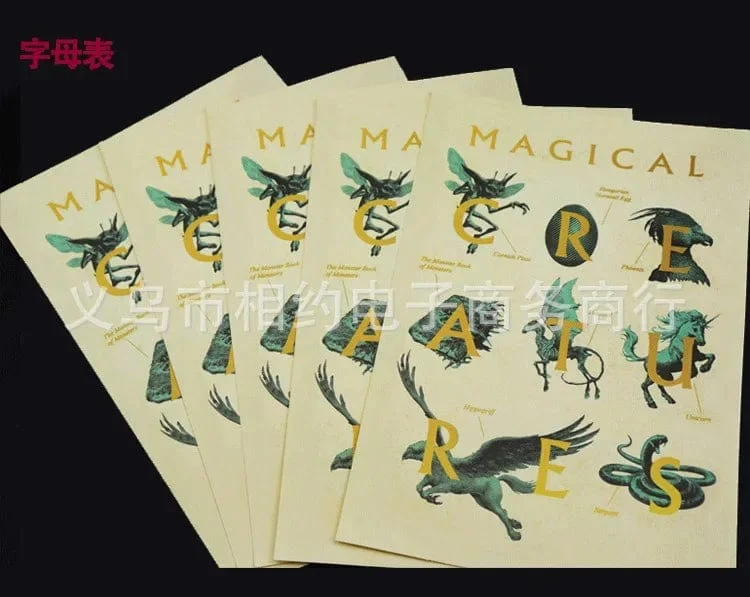 Party Cosplay Requisiten Plattform 934 Bronze Return Ticket Magical Spell Chart Eule Hedwig Variationen Film Performance Requisiten