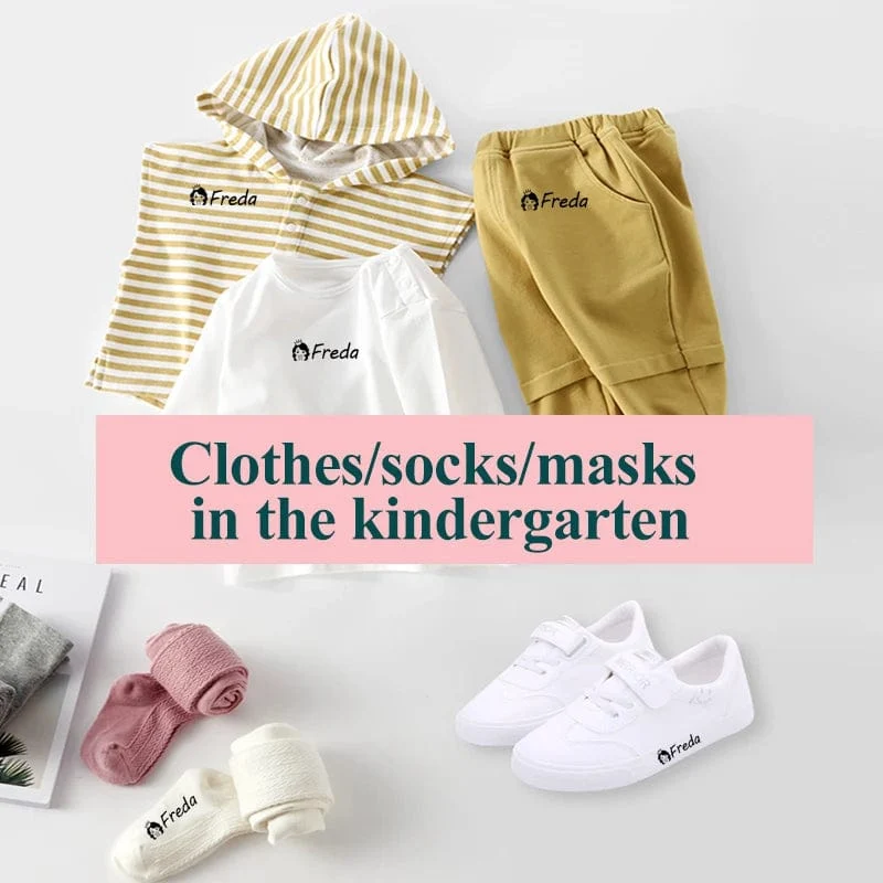 Maßgeschneiderter Baby-Namensstempel DIY für Kinder, Namenssiegel, Studentenkleidung, Kapitel, nicht leicht zu verblassen, Sicherheits-Namensstempel-Aufkleber